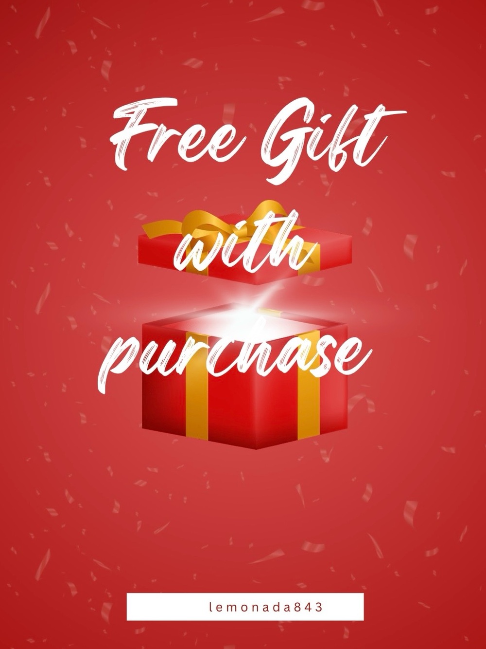 Free Gift with Purchase